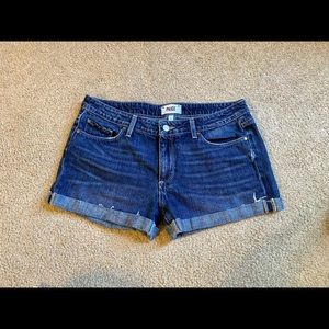 PAIGE Blue Jean Shorts